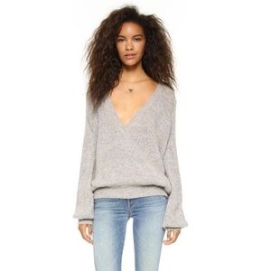 Free People Karina Wrap Sweater
